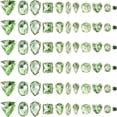 thumbnail image 1 of 130Pcs Sew On Rhinestones Multi-use DIY Rhinestones Glass Decorative Materials for DIY, 1 of 8