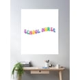 thumbnail image 2 of Retro School Nurse- School Nurse - Registered Nurse Poster Wall Art, Modern Wall Decor, 12x18 UNFRAMED, 2 of 3