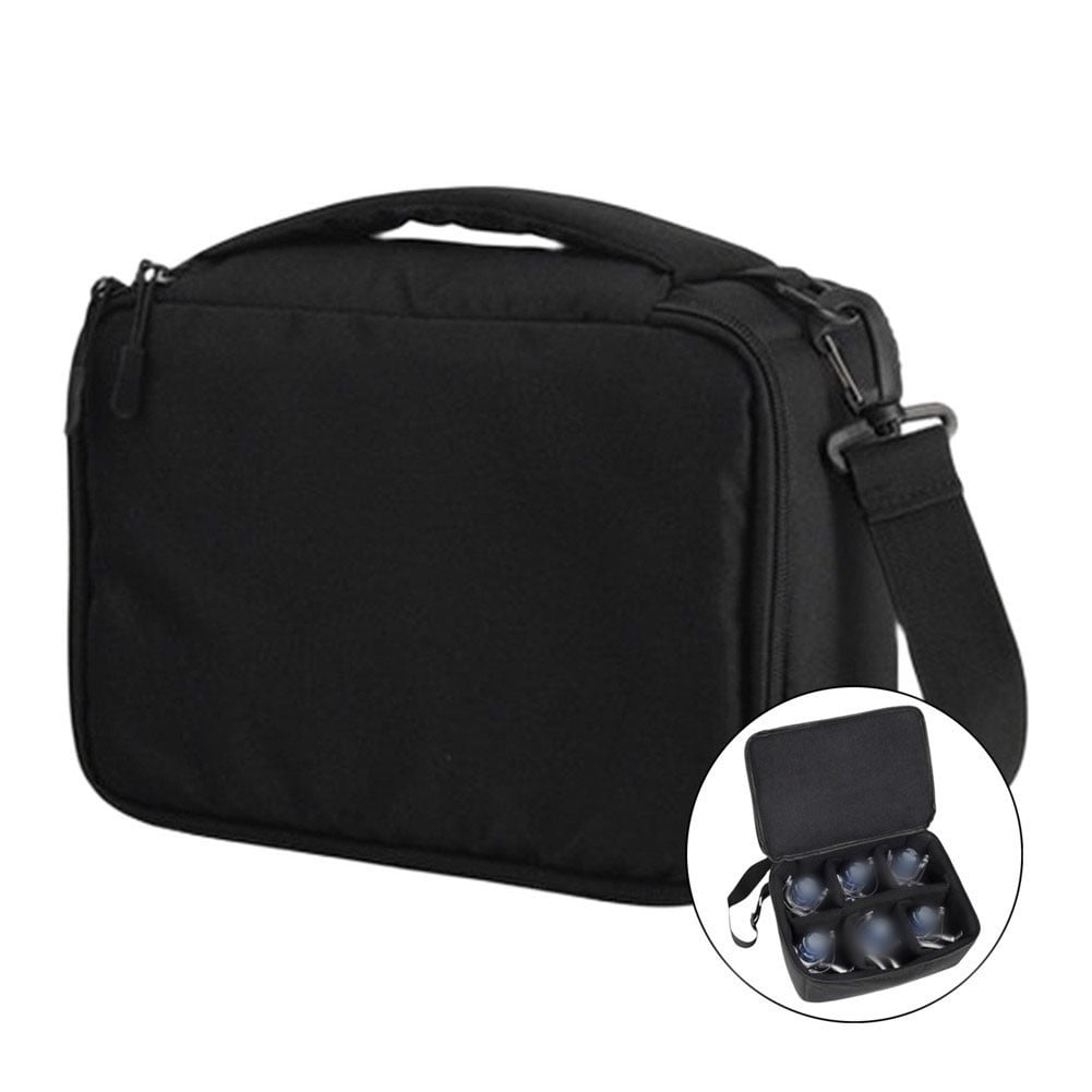 Mosiee Fishing Reel Protective Storage Bag Waterproof Large Capacity Reel Carrying Case Fishing Tackles Organizer Accessories X50- Black