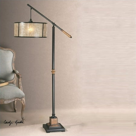 Uttermost Sitka Lantern Metal Floor Lamp In Rustic Mahogany Aged Black Trim Canada Uttermost Sitka Lantern Metal Floor, Homesense Canada Floor Lamps