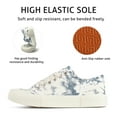 thumbnail image 4 of JENN ARDOR Women's Canvas Sneakers Low Cut Lace Up Slip On Fashion Walking Shoes Comfortable Breathable Lightweight Flats, 4 of 8