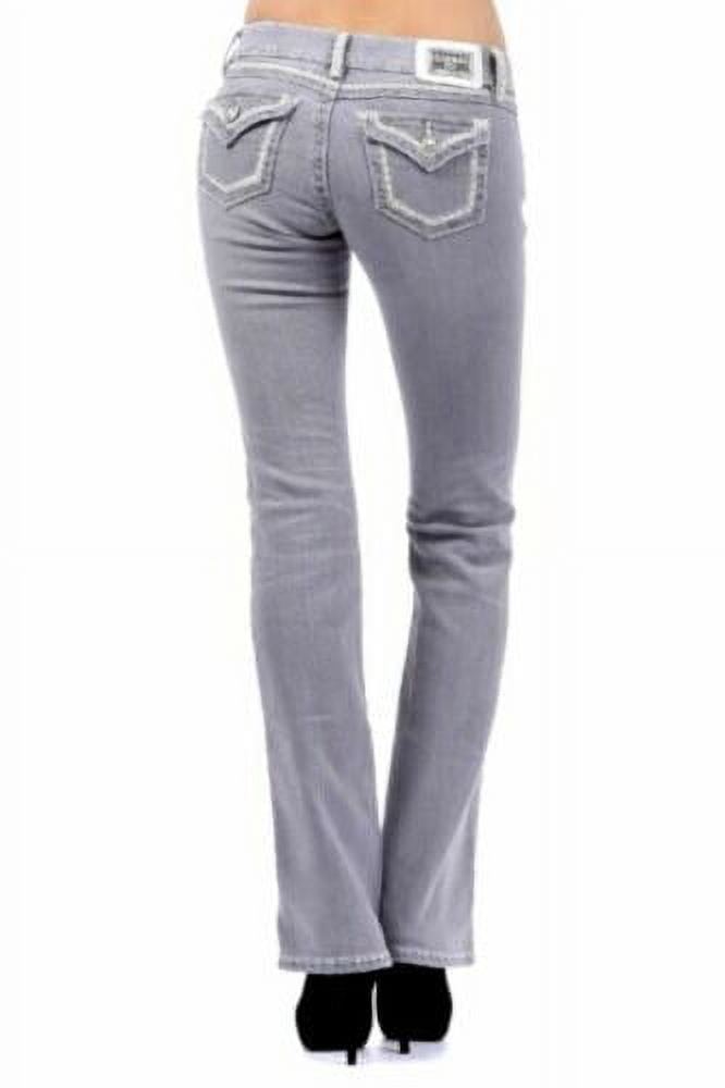 CLASH Long Boot Casual Jeans for Women, Denim Stretch CLASH Long Boot Casual Jeans for Women, Denim Stretch