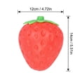 thumbnail image 3 of Strawberry Squishy Extra Large 5in Squeeze Giant Strawberry Slow Rising Stress Ball Realistic Fruit Squeeze Toy for Relief Adults Kids with a Box, 3 of 4