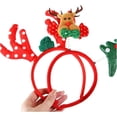 thumbnail image 2 of Serre-Tête de Noël, Accessoires pour Cheveux (Couleur : Oreilles d'Élan Vertes), 2 of 3