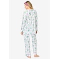 thumbnail image 3 of Dreams & Co. Plus Size  V-Neck Pajama & Headband Set, 3 of 6