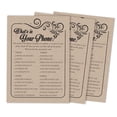 thumbnail image 1 of Inkdotpot Bridal ShowerGameWedding Shower Bachelorette Party Bulk ActivityGameCards 50-PackFill In Style KraftWhats On Your Phone, 1 of 7
