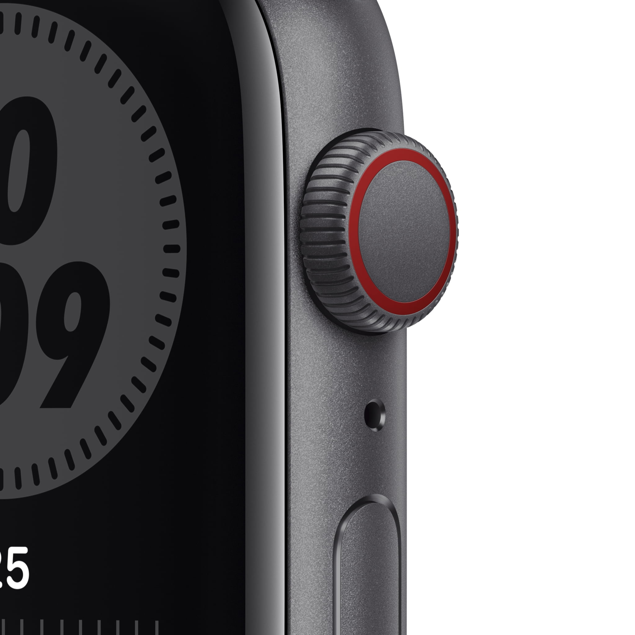 Apple Watch Nike SE GPS + Cellular, 44mm Space Gray Aluminum Case 