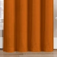 thumbnail image 5 of Neil Blackout Energy Saving Window Curtain Grommet Panels 52 in. W x 90 in. L, Set of 2 Panels - Orange, 5 of 5