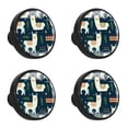 thumbnail image 1 of 4 Pcs Alpaca Knobs for Kitchen Cabinet Cupboard Dresser Bookcase Drawer Pulls Handles Round Home Decor, 1 of 5