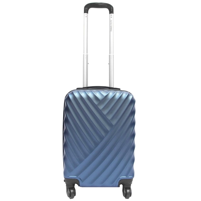 Maleta de Mano Travel Elite, 16 Pulgadas Rígida y Resistente azul