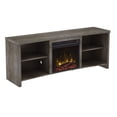 thumbnail image 4 of Luxe by TSI Open Architecture TV Stand for TVs up to 65" with Electric Fireplace in Valley Pine, 4 of 10