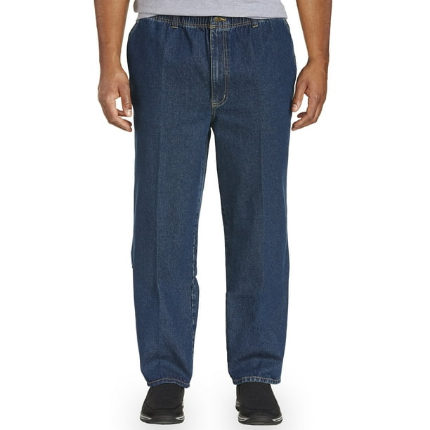 Men's Big & Tall Harbor Bay Full-Elastic Jeans - Walmart.com - Walmart.com