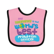 Inktastic Probation Officer Gifts for Kids Boys or Girls Baby Bib