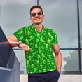 thumbnail image 4 of Logiee St Patrick's Day2 Print Mens Polo Shirts,Mens Golf Polo Shirts,Short Sleeve Casual Polo Shirts for Men,Summer Fashion Beach Shirts-3X-Large, 4 of 6