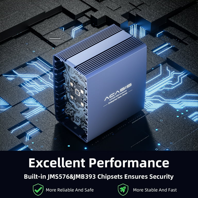 ACASIS 5-Bay USB-C 3.2 Gen1 5Gbps RAID Hard Drive Enclosure for