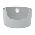 thumbnail image 3 of itter Box Open Top Pet Litter Tray Deep Loo Kitty Litter Pan Portable Large L, 3 of 8
