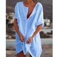 thumbnail image 2 of Trajes de baño de verano para mujer, ropa de playa, bikini, pareo playero, vestido camisero, túnica, tops _ Newway, 2 of 5