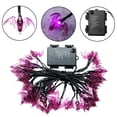 thumbnail image 4 of Twinkle Star LED Easter String Lights, Purple Bat Easter Lights with 8 Lighting Modes, Waterproof Spooky Light Easter Decorations for Indoors and Outdoor, Way to Celebrate Easter, 40 LEDs, 19.2ft, 4 of 5