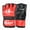 Red/Black, variant on Beastpowergear MMA Gloves, UFC Gloves, Kickboxing Gloves with Open Palms, Boxing Gloves, Punching Bag Gloves, Sparring, Muay Thai, Thump Padding for Men & Women