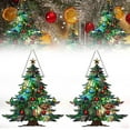 thumbnail image 2 of Festive Colorful Design Sun Catcher, Acrylic Tree Sun Catchers, Holiday Win, 2 of 9