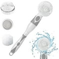 thumbnail image 1 of JTWEEN Cepillo Corporal Eléctrico 4 Cabezales de Repuesto, Depurador Exfoliante con Pilas, Cepillo Bath de Masaje Impermeable IPX6 para Ducha de Hombres y Mujeres, 1 of 8