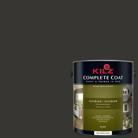 KILZ COMPLETE COAT Interior/Exterior Paint & Primer in One #RM260 (Best Primer For Red Paint)