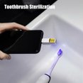 thumbnail image 4 of Ounissouiy Luz de limpieza UV portátil lámpara UV alimentada por USB para limpieza de calcetines de cepillo de dientes de ropa interior Iluminación y accesorios, 4 of 6