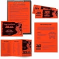 thumbnail image 4 of Astrobrights 22561 8.5 in. x 11 in. 24 lb Bond Weight Color Paper - Orbit Orange (500-Sheets/Ream), 4 of 5