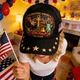 thumbnail image 5 of TOWED22 250th Anniversary USA Hat Adjustable 250 Year American Anniversary Hat 1776-2026 Embroidery Patriotic Baseball Cap A, 5 of 8