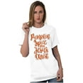 thumbnail image 3 of Fall Pumpkin Spice and Jesus Christ Women's Plus Size Graphic Tee Brisco Brands 4X, 3 of 5