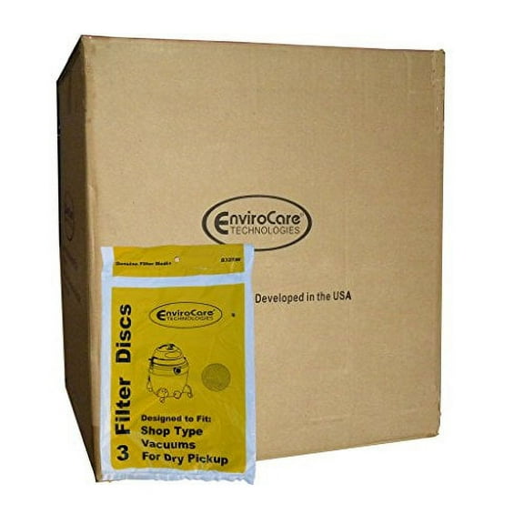 1/2 Case (25 pkgs) ShopVac Type T #9013700 Disc Filters Wet/Dry Shop Vac, 901-37-00
