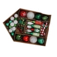thumbnail image 3 of Christmas Tree Ornaments Assorted Set Lightweight Electroplated Christmas Tree Hanging Balls Pendants Set for Home Garden C, 3 of 12