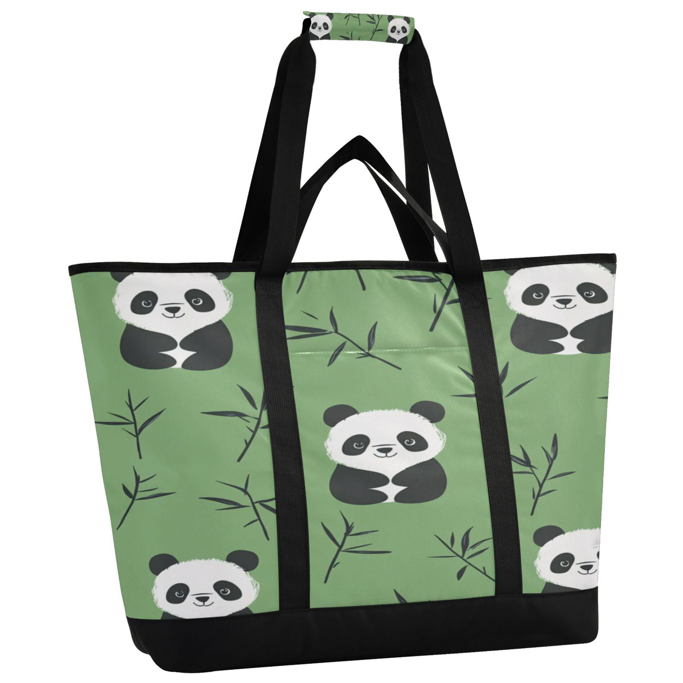 Large Hand-held Ice Pack Picnic Bag Insulation and Refrigeration Suitable for Shopping Picnics and Camping Super Cute Panda