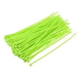 thumbnail image 4 of 6 Inch x 0.1 Inch Fluorescent Green Cable Zip Ties Self-Locking Nylon Tie Wraps 80 Pack, 4 of 5