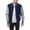 35# Royal Blue, variant on YDDIAN Varsity Jacket Men - High School Letterman Bomber Style Fleece Baseball Jackets For Men Dark Gray M