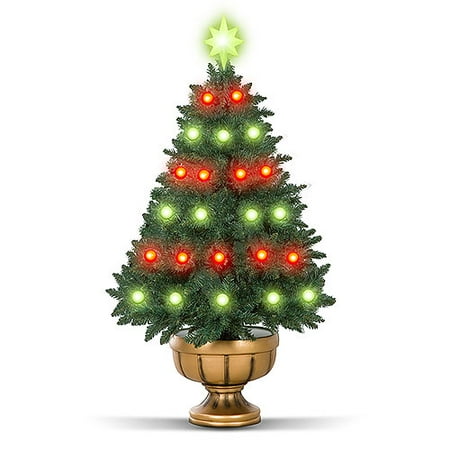 Potted Tree with Ornate Cachepot