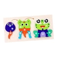 thumbnail image 4 of Animal Life Cycle Puzzle Shape Matching Puzzle Board Montessori Habilidades s para Rana Zulema Rompecabezas, 4 of 8