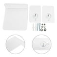 thumbnail image 3 of Acrylic Small Shelf for Wall Storage Clear Adhesive Shelf for Living Room, 3 of 12