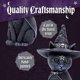 thumbnail image 5 of Mystic Cat Statue with Witch Hat, a great gift for the lovely Witch in your life.(10.5*6.2 cm), 5 of 5