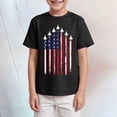 thumbnail image 2 of dmqupv Kids 250 Shirt Kids 250th Flag Shirt Boys 4th of July Tee Patriotic T Shirt for Memorial Independence Day Black,13-14 Years, 2 of 4