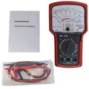 Analog Multimeter, 20-Range AC/DC General Purpose, 7 Functions