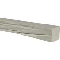 AZ Faux Rustic Fireplace Mantel Shelf Kit - 48" L x 4" H, Unfinished