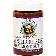 Wild Friends All Natural Almond Butter, Vanilla Espresso, 16 Oz