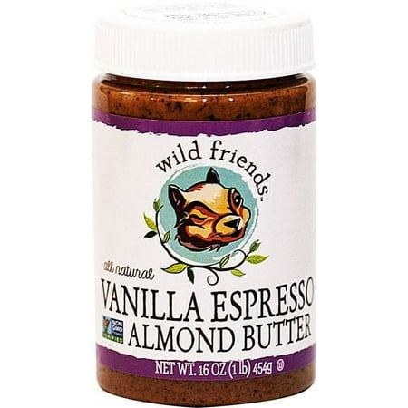 Wild Friends All Natural Almond Butter, Vanilla Espresso, 16 Oz