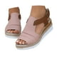 thumbnail image 2 of MKLEKYY Sandalias Flexi para Mujer, Sandalias Con Tira Trasera y Punta Abierta, Zapatos Bohemios para Vacaciones, Sandalias de Cuña, 2 of 4