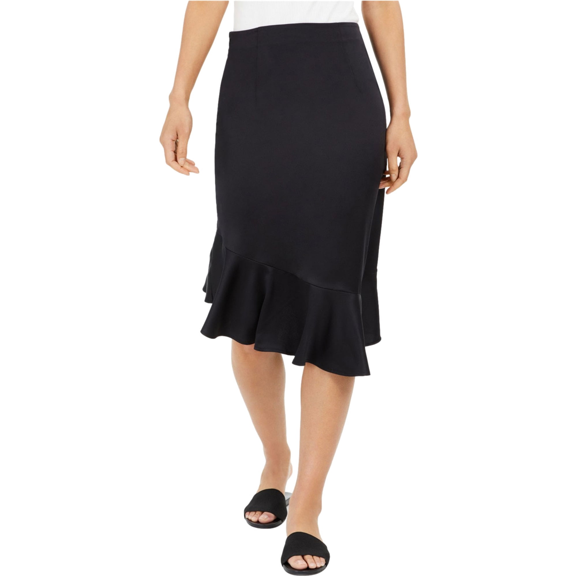 Asymmetrical Flounce Skirt Pattern Thalia Sodi Womens Flounce
