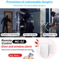 thumbnail image 1 of Wireless Front Door Sensor Living Room Security Warning Alarm Office Battery Operated Window Open Close Detector Reminder, 1 of 9