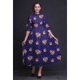 thumbnail image 4 of Bimba Robe Chemise Décontractée à Fleurs pour Femmes, Imprimé, Mi-Mollet, Robe de Soirée, TTTG, 4 of 5
