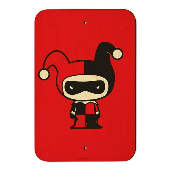Harley Quinn Cute Chibi Character Home Business Office Sign