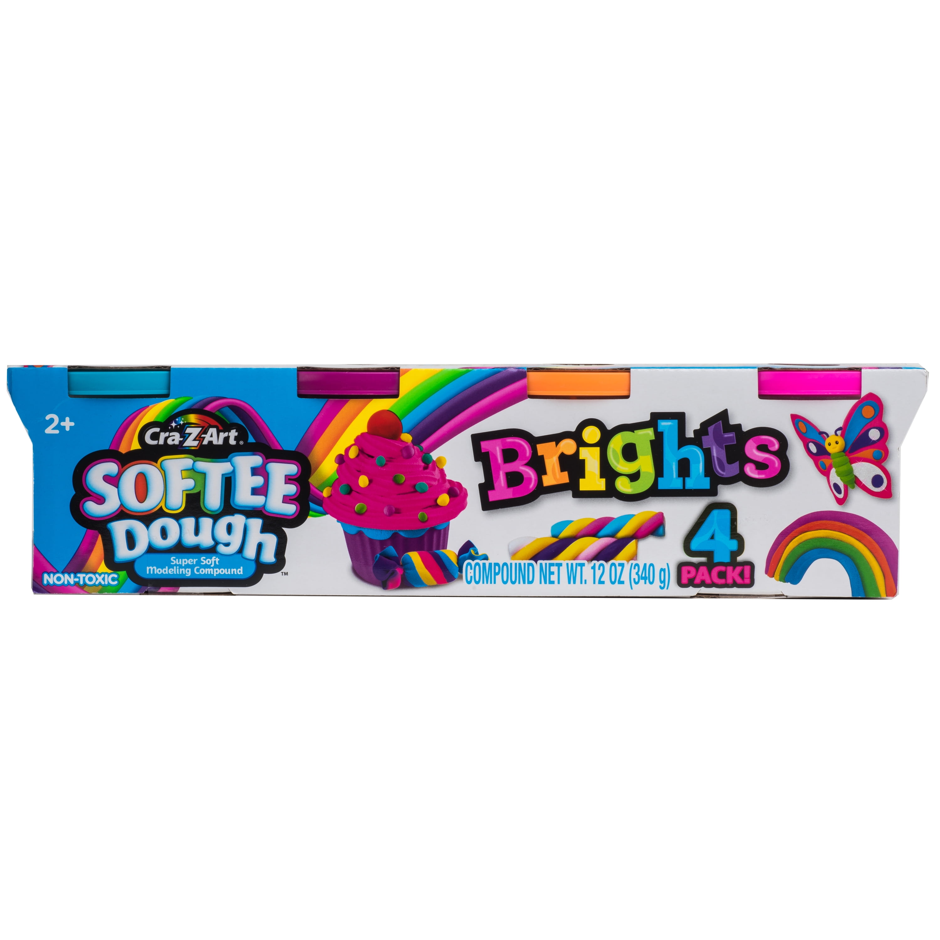 Cra-Z-Art Softee Dough Brights Multicolor Dough 4 Pack